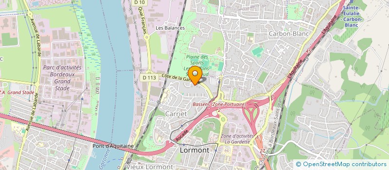 localisation de l'entreprise MADAME SOUKAINA BAKHAOUCH  LORMONT