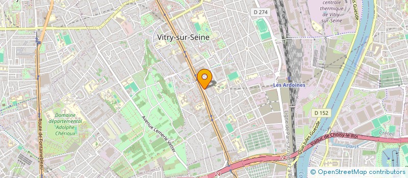 localisation de l'entreprise MADAME SOUKAINA BEN AYED à VITRY-SUR-SEINE