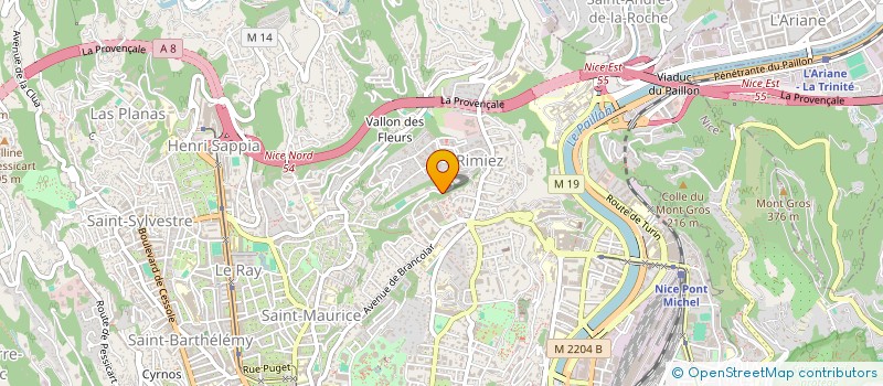 localisation de l'entreprise MADAME SOUKAINA BENBEKHA à NICE