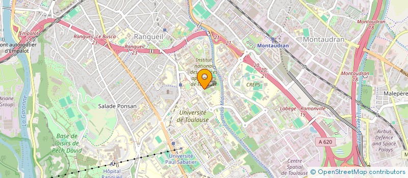 localisation de l'entreprise MADAME SOUKAINA BENDRISS  TOULOUSE