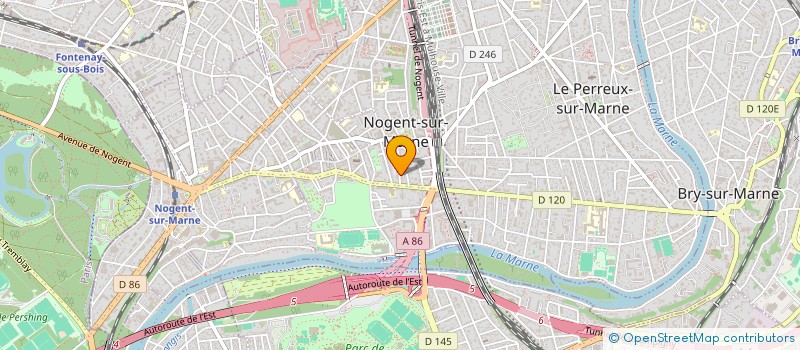 localisation de l'entreprise MADAME SOUKAINA BOUAROUK à NOGENT-SUR-MARNE