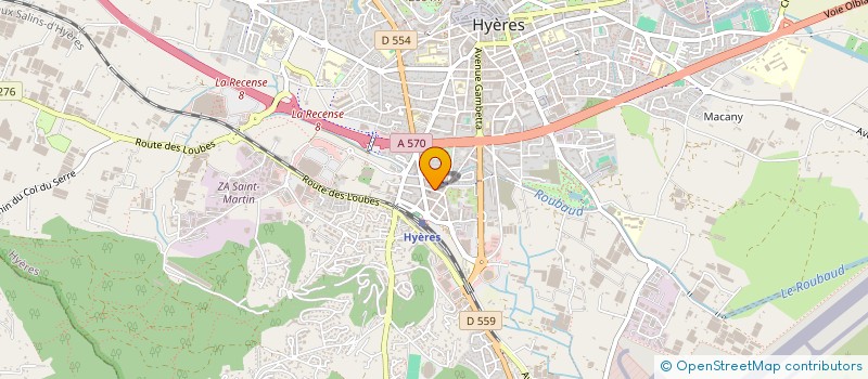 localisation de l'entreprise MADAME SOUKAINA BOUCHAANANA MOHARRIR à HYERES