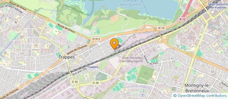 localisation de l'entreprise MADAME SOUKAINA BOUGLOUCH  TRAPPES