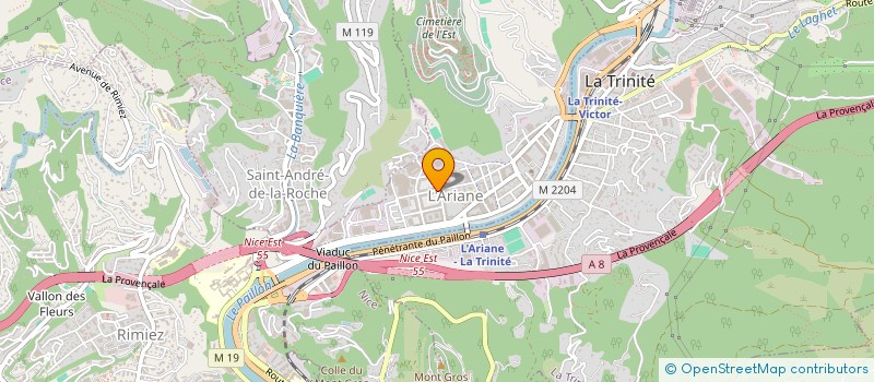 localisation de l'entreprise MADAME SOUKAINA BRAIEK à NICE