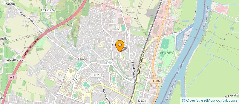 localisation de l'entreprise MADAME SOUKAINA CHATTAT  MACON