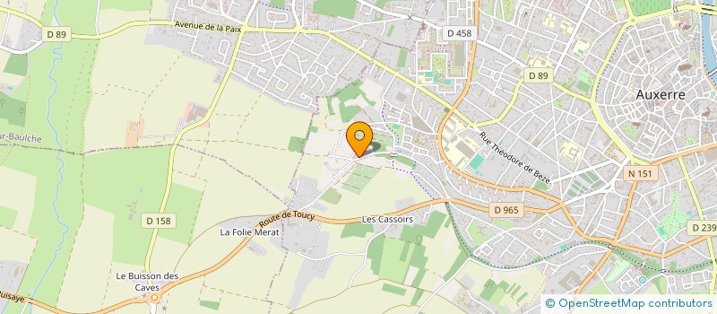 localisation de l'entreprise MADAME SOUKAINA DAROUQI  AUXERRE