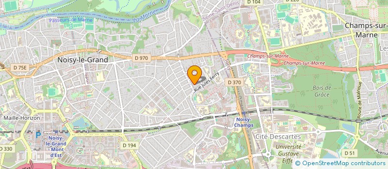localisation de l'entreprise MADAME SOUKAINA HADI à NOISY-LE-GRAND