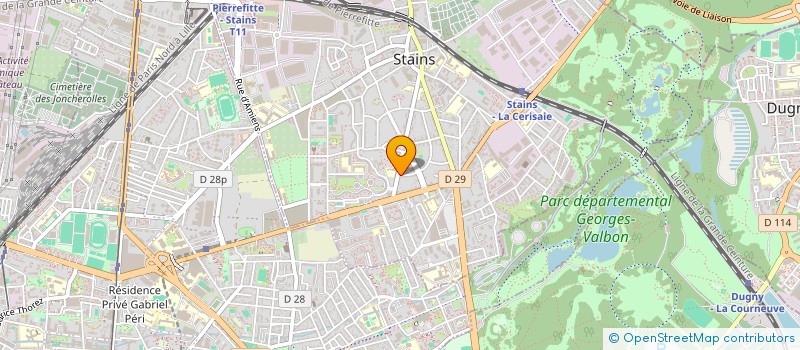 localisation de l'entreprise MADAME SOUKAINA HIYANI à STAINS