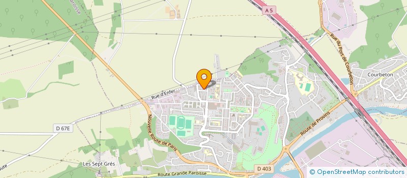 localisation de l'entreprise MADAME SOUKAINA KHALLOUK  MONTEREAU-FAULT-YONNE