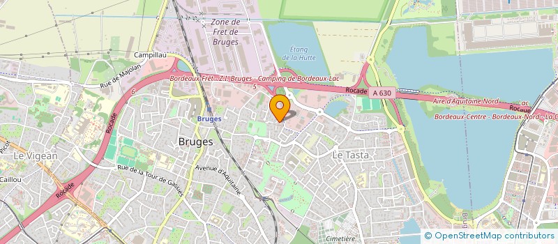 localisation de l'entreprise MADAME SOUKAINA NAJI  BRUGES