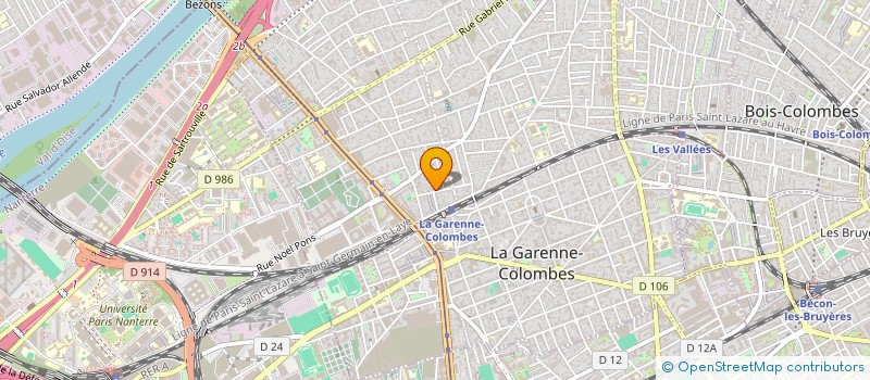 localisation de l'entreprise MADAME SOUKAINA ZITOUNI à COLOMBES