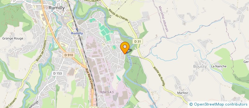 localisation de l'entreprise MADAME SOUKAYNA HALIM  RUMILLY