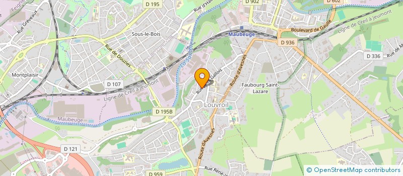 localisation de l'entreprise MADAME SOUKAYNA YAAKOUBI  LOUVROIL