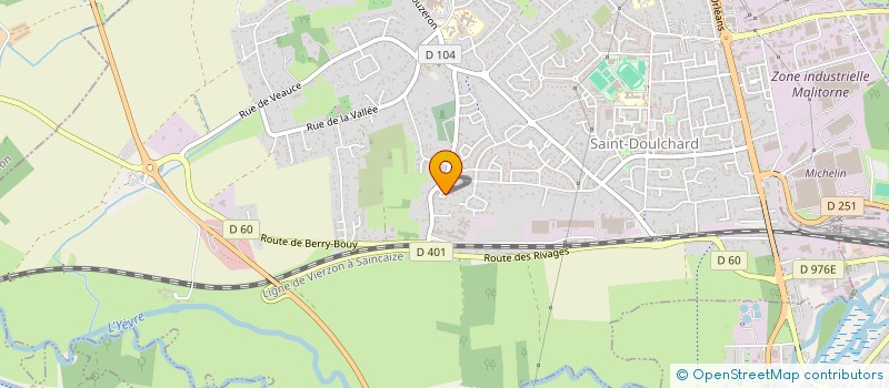 localisation de l'entreprise MADAME SOUKDAVONE NACHAMPASSAK  SAINT-DOULCHARD