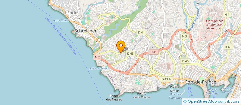 localisation de l'entreprise MADAME SOUKEYE SOW à SCHŒLCHER