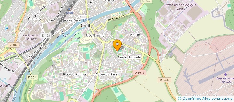 localisation de l'entreprise MADAME SOUKEYNA AKABLI à CREIL