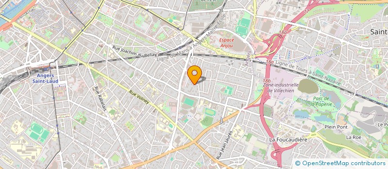 localisation de l'entreprise MADAME SOUKEYNA LUCAS à ANGERS