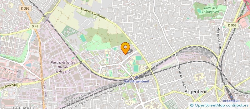 localisation de l'entreprise MADAME SOULAF BENLADGHEM  ARGENTEUIL