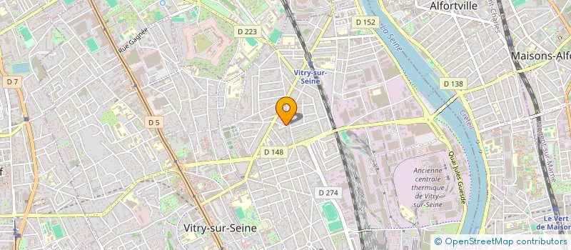 localisation de l'entreprise MADAME SOULAF HAMMA  VITRY-SUR-SEINE