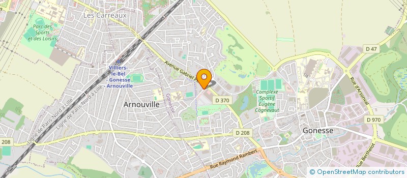 localisation de l'entreprise MADAME SOULAF SADOUN  GONESSE