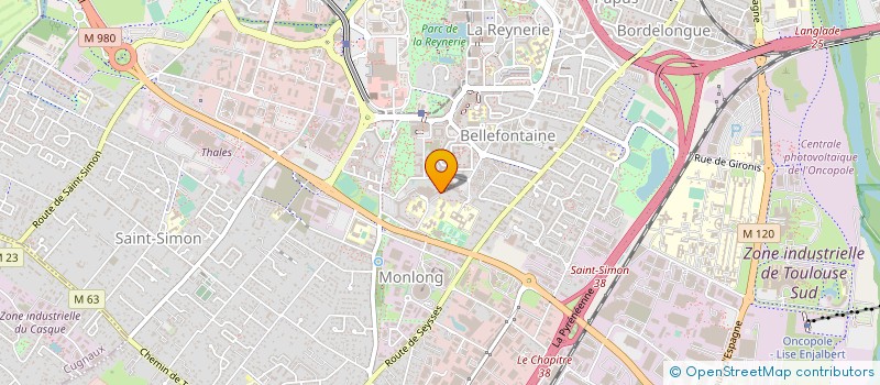 localisation de l'entreprise MADAME SOULEF BELAHOUEL à TOULOUSE