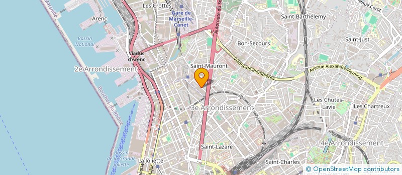 localisation de l'entreprise MADAME SOULEF BERKANE à MARSEILLE