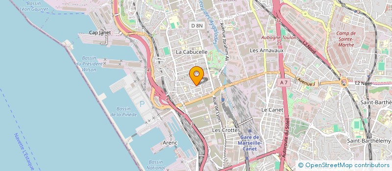 localisation de l'entreprise MADAME SOULMA MOUGNI à MARSEILLE
