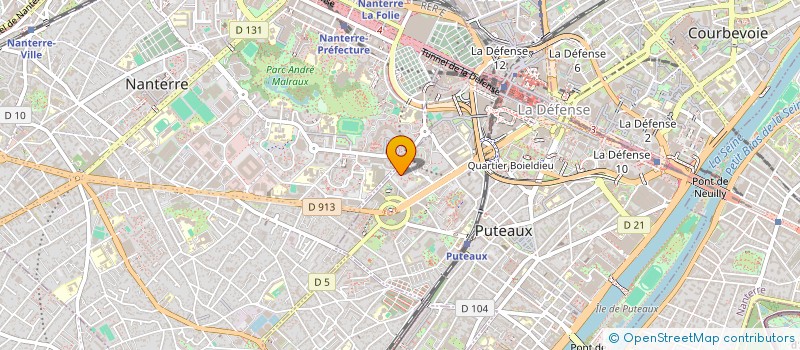 localisation de l'entreprise MADAME SOUMAIA BOUZERAIB  PUTEAUX