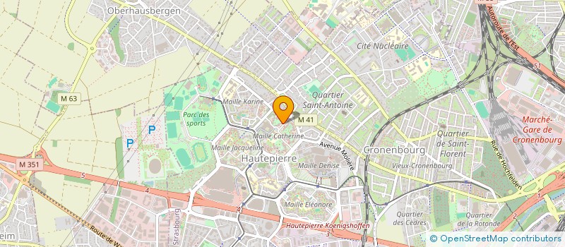 localisation de l'entreprise MADAME SOUMARE AMINATA à STRASBOURG