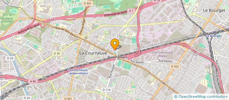 localisation de l'entreprise MADAME SOUMAYA AZAIEZ à LA COURNEUVE