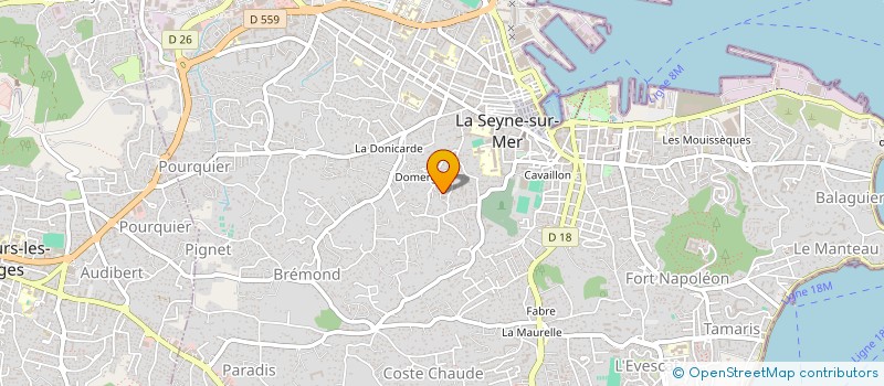 localisation de l'entreprise MADAME SOUMAYA BOUAKSA à LA SEYNE-SUR-MER
