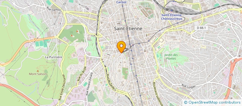 localisation de l'entreprise MADAME SOUMAYA BOUTGAYOUT à SAINT-ETIENNE