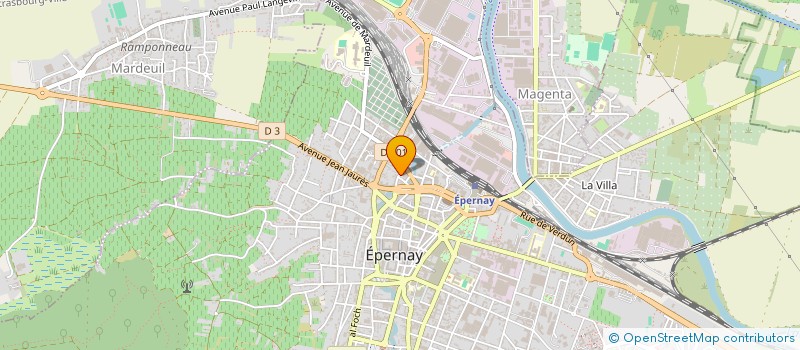 localisation de l'entreprise MADAME SOUMAYA ILAL IBRAHIM  EPERNAY