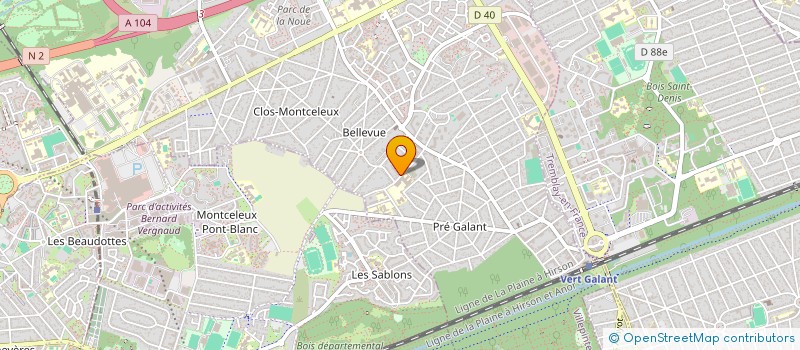 localisation de l'entreprise MADAME SOUMAYA KEBLI  VILLEPINTE