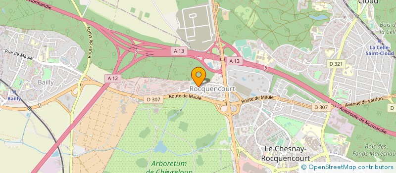 localisation de l'entreprise MADAME SOUMAYA LAROUCI  LE CHESNAY-ROCQUENCOURT