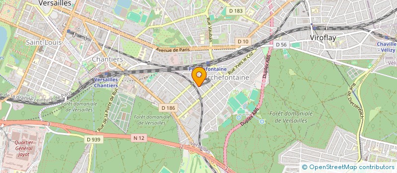 localisation de l'entreprise MADAME SOUMAYA LOUATI  VERSAILLES