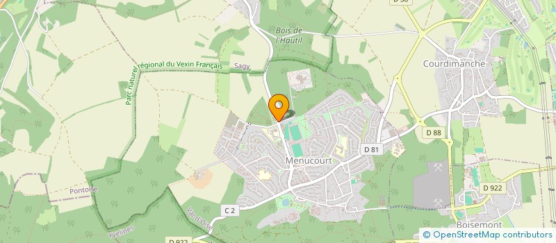 localisation de l'entreprise MADAME SOUMAYA SAHOUTA  MENUCOURT