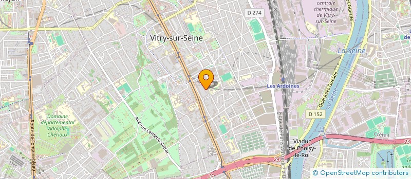 localisation de l'entreprise MADAME SOUMEYA ELHOUSSNI  VITRY-SUR-SEINE