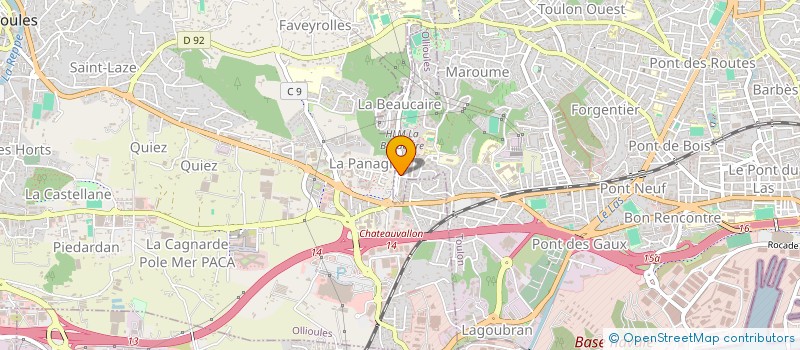 localisation de l'entreprise MADAME SOUMEYA MEDJAHRI  TOULON