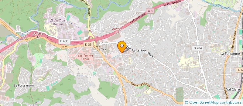 localisation de l'entreprise MADAME SOUMIA AIT YAHIA à ANTIBES