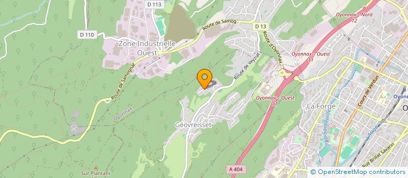 localisation de l'entreprise MADAME SOUMIA BELLILE  GEOVREISSET