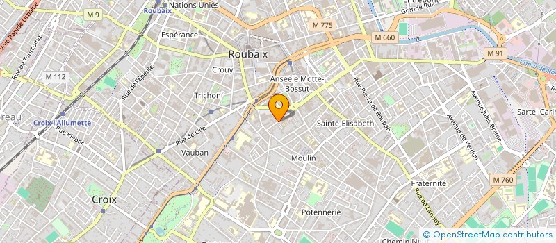 localisation de l'entreprise MADAME SOUMIA BENOUMEUR à ROUBAIX
