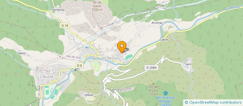 localisation de l'entreprise MADAME SOUMIA CHAARAOUI à AUZAT