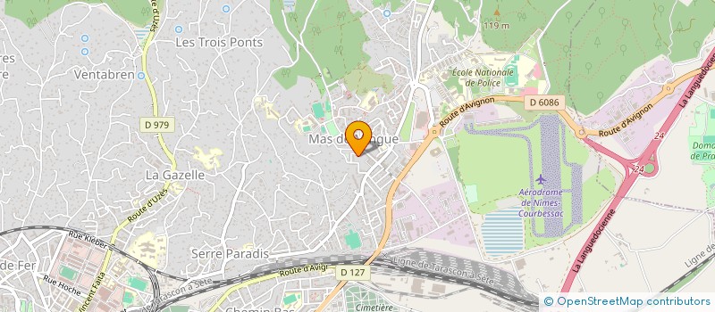 localisation de l'entreprise MADAME SOUMIA CHAHRAMANE  NIMES