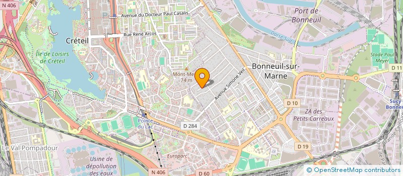 localisation de l'entreprise MADAME SOUMIA EL GOURAINI  BONNEUIL-SUR-MARNE