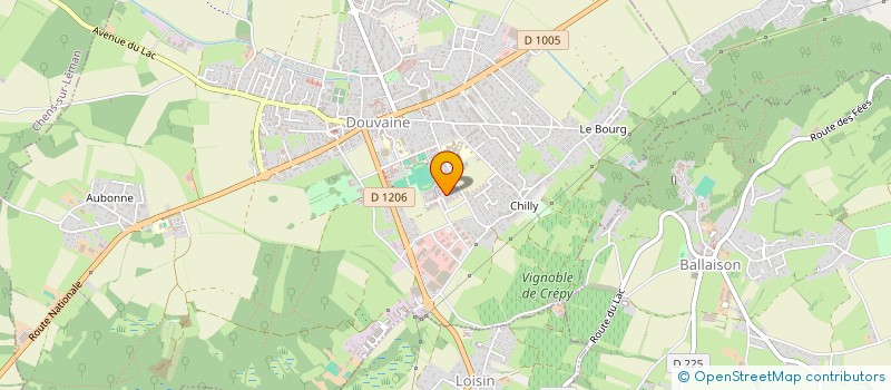 localisation de l'entreprise MADAME SOUMIA HAMIDECHE  DOUVAINE