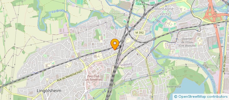 localisation de l'entreprise MADAME SOUMIA HAMMOU AMAR à STRASBOURG