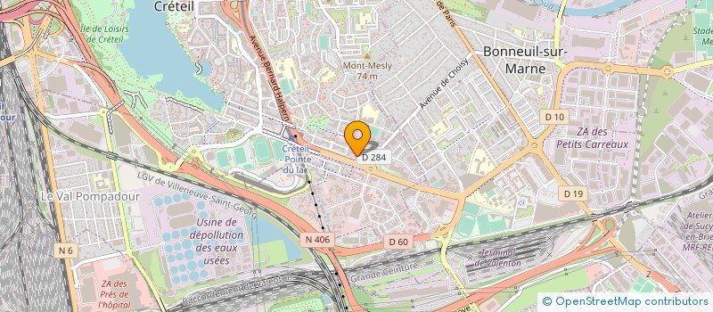 localisation de l'entreprise MADAME SOUMIA JELLOULI  CRETEIL