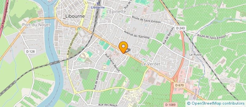 localisation de l'entreprise MADAME SOUMIA LAARIBI à LIBOURNE