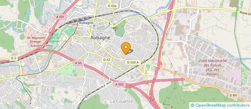 localisation de l'entreprise MADAME SOUMIA RAMMAOUI à AUBAGNE